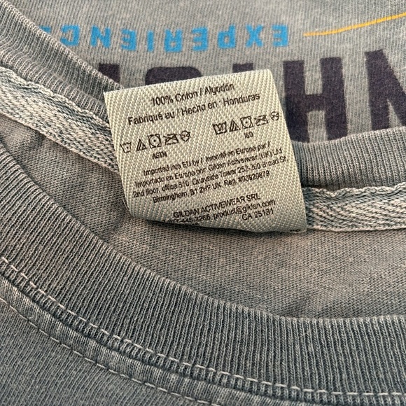 Comfort Colors Nature Backs men’s blue long sleeve t-shirt size large - Picture 10 of 10